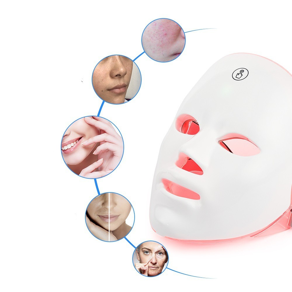 LED Skin Rejuvenation Facial Beauty Device – Multi-Spectrum Light Therapy